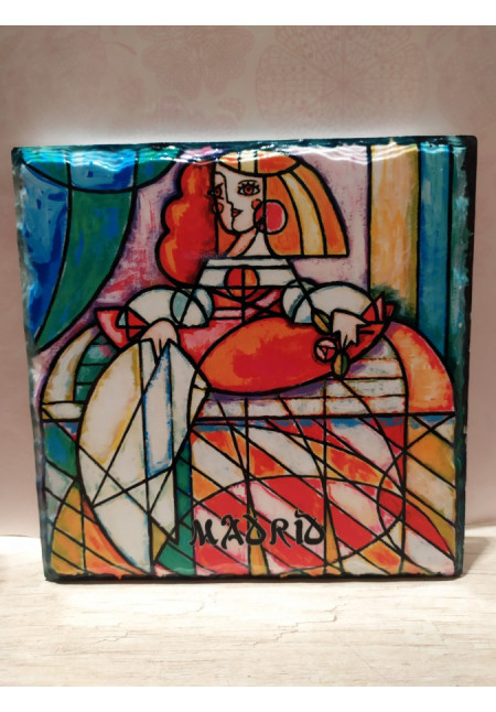 Placa de cerámica  MENINA CUADRADO 16X16 CM
