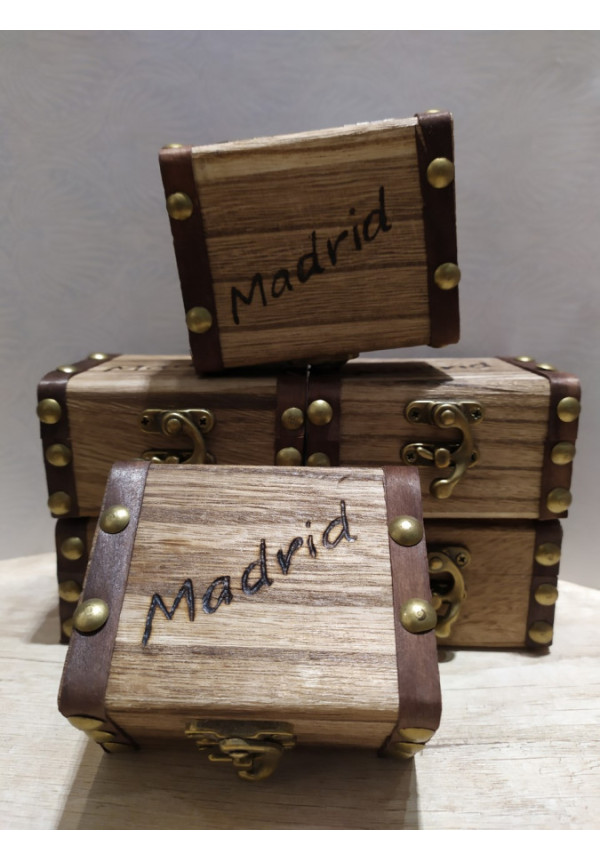 Cajita de Madera cuadrada 9x7cm 