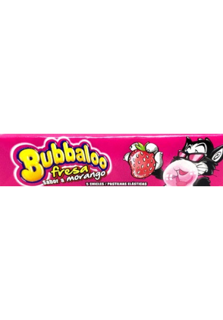 CHICLES BUBBALOO SABOR FRESA