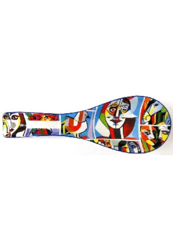 CUCHARA CERAMICA PICASSO  25 X 9 CM.         