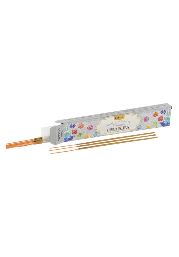INCIENSO VARILLA SET 15 AROMA 22X13X8 CHAKRAS
