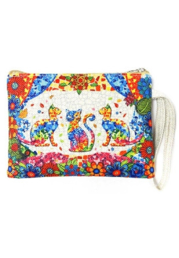 NECESER SACO GATOS PEQUEÑO 19 X 14 CM         