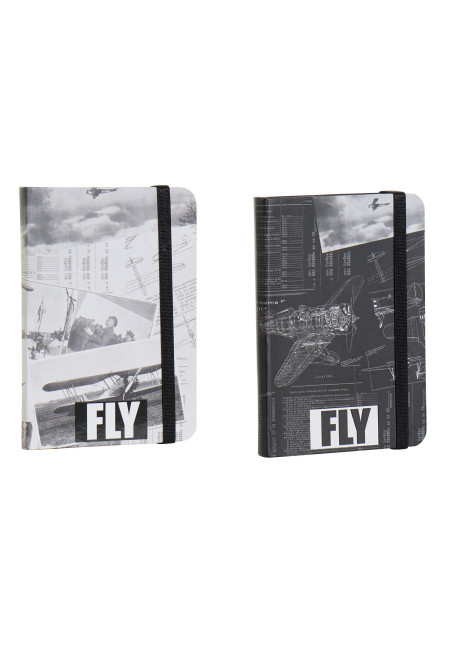 LIBRETA CARTON PAPEL 9,5X1,5X14 80H, 2 SURT