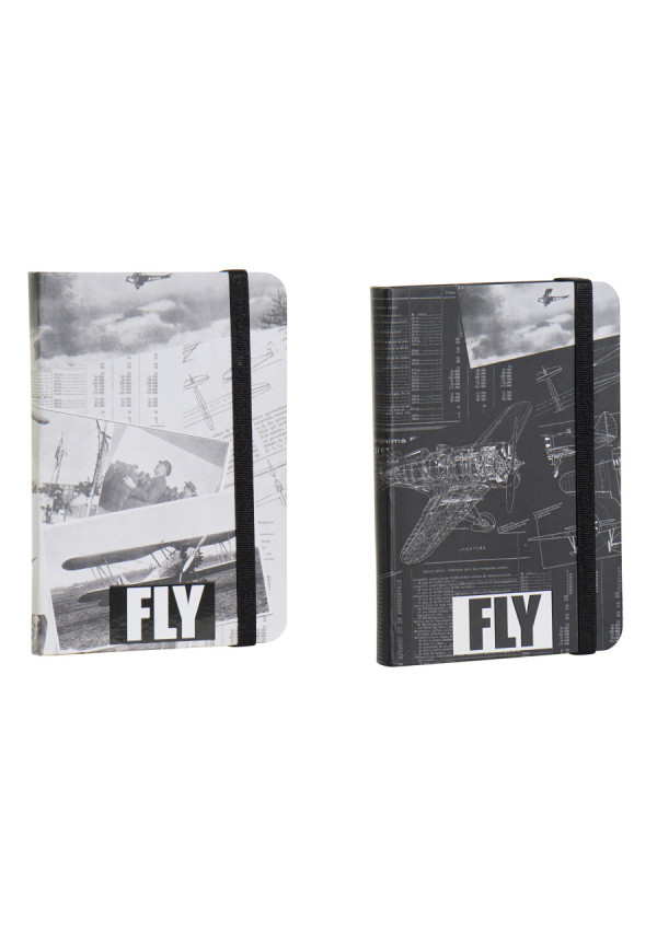LIBRETA CARTON PAPEL 9,5X1,5X14 80H, 2 SURT