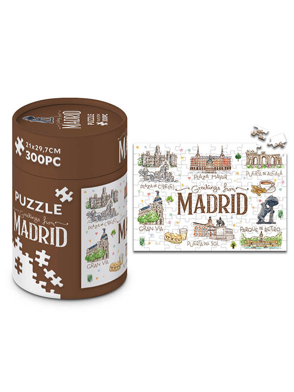 PUZZLE MADRID ACUARELA 300 PIEZAS (MADRID)