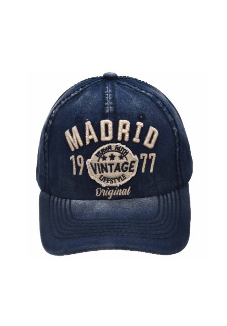 Gorra Madrid lifestyle azul