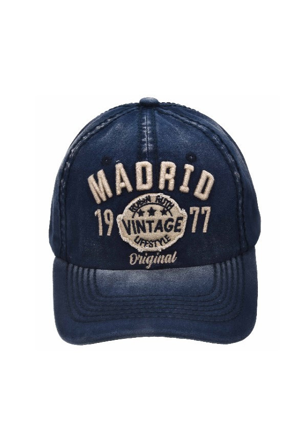 Gorra Madrid lifestyle azul