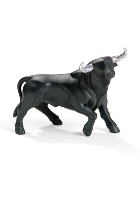 Figura de porcelana Nadal, Toro Negro 