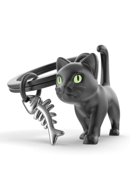 LLAVERO meta[l]morphose® Animals - Gato negro