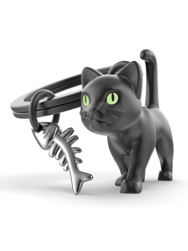 LLAVERO meta[l]morphose® Animals - Gato negro