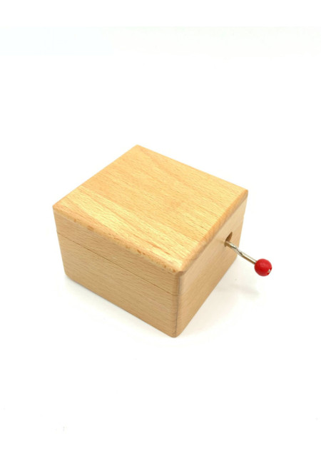 Caja de música de madera decorada con Menina.