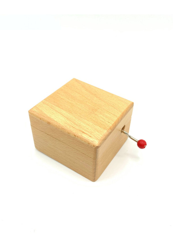 Caja de música de madera decorada con Menina.