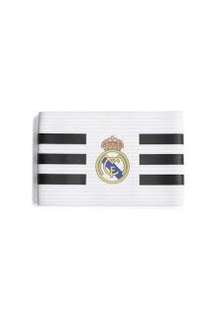 Brazalete de Capitán Escudo Adulto Blanco y Negro