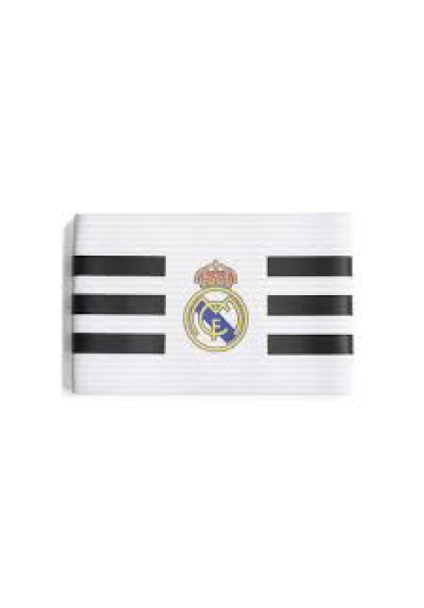 Brazalete de Capitán Escudo Adulto Blanco y Negro