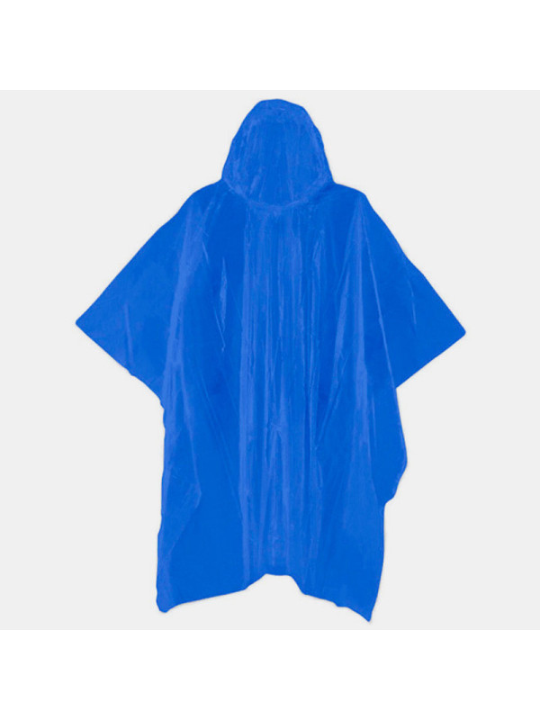 Poncho de emergencia para protegerte de la lluvia.