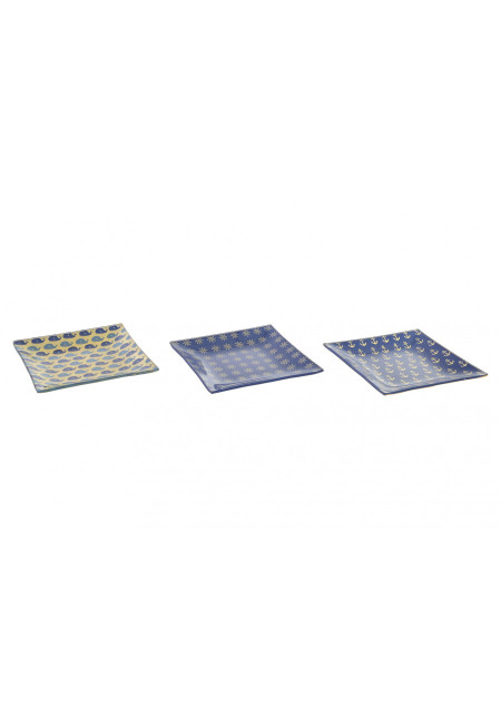 BANDEJA VACIABOLSILLOS CRISTAL 15X15X2 MARINO