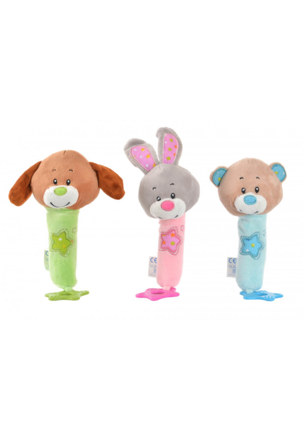SONAJERO POLIESTER 11X7X26 ANIMALES 3 SURT.