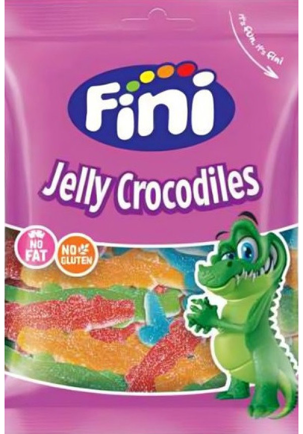 Cocodrilos de azúcar Fini 90g: deliciosas gominolas con forma de cocodrilo