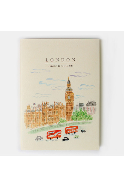 Diario de viaje LONDON, ilustrado por la artista japonesa Wooran