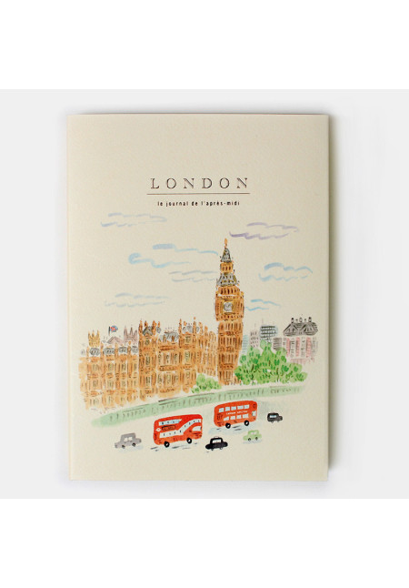 Diario de viaje LONDON, ilustrado por la artista japonesa Wooran