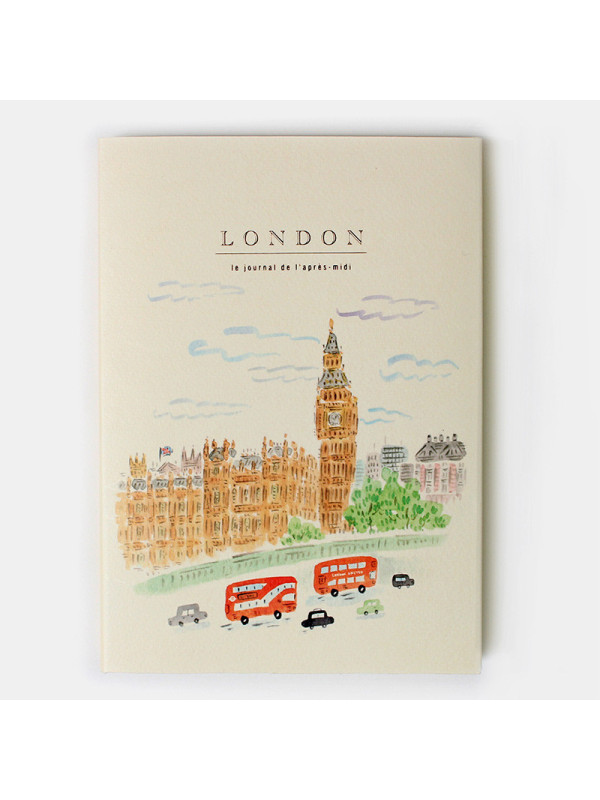 Diario de viaje LONDON, ilustrado por la artista japonesa Wooran