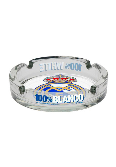 Cenicero de vidrio Real Madrid. Producto Oficial 