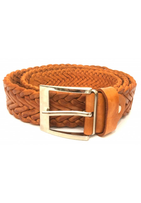 Cinturón de hombre de cuero trenzado 30mm