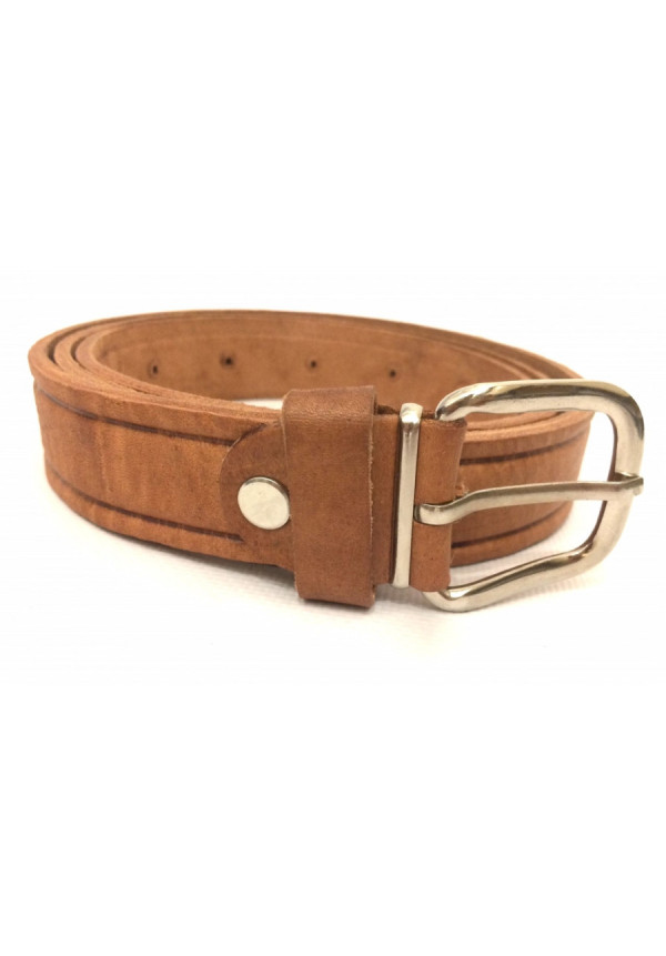 Cinturón de cuero de hombre 30mm, con hebilla ancha
