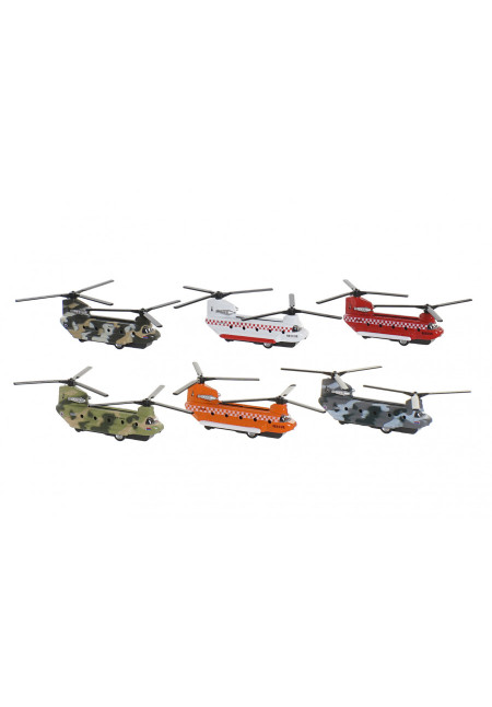 JUGUETE METAL HELICOPTERO  15X9X7