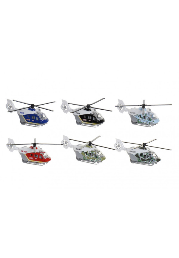 JUGUETE METAL  HELICOPTERO   23X4,5X7  
