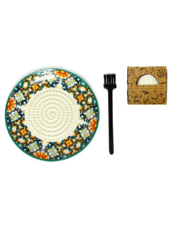 RASCA AJOS ARABICO CON CEPILLO DE LIMPIEZA