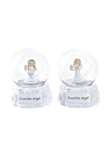 FIGURA RESINA CRISTAL 6,5X6,5X8,5 BOLA 2 SURT.