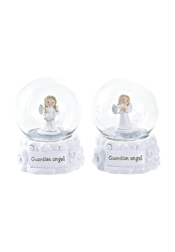 FIGURA RESINA CRISTAL 6,5X6,5X8,5 BOLA 2 SURT.