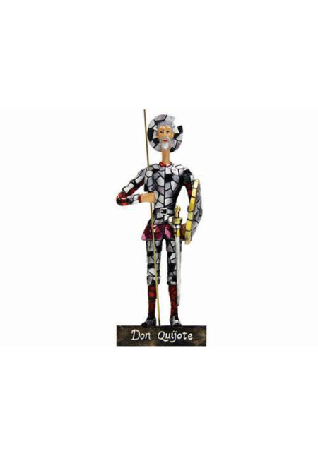 Figura Don Quijote  Mosaico.  Figura de Barcino Design,