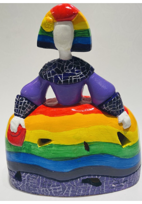 Figura Menina trencadis Orgullo 17 cm
