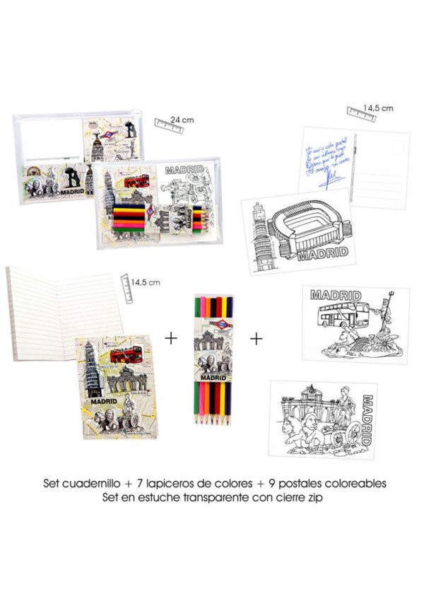POSTALES Y AGENDA PINTAR MADRID