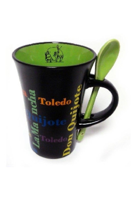 TAZA TOLEDO LA MANCHA DON QUIJOTE 