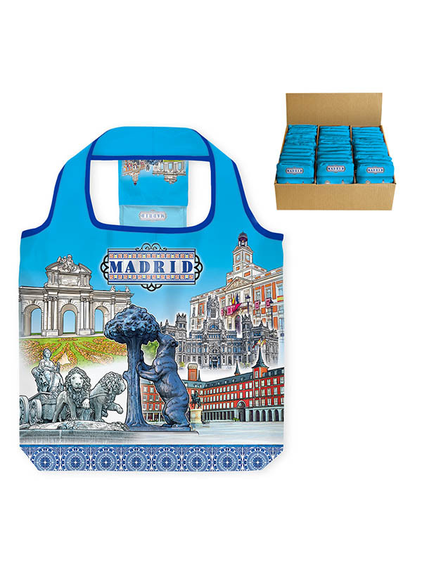 BOLSA POLYESTER PLEGABLE MADRID CLASIC (MADRID)