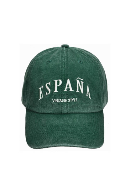 Gorra España vintage style verde