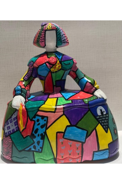 Figura Menina España hecha en escayola 19cm