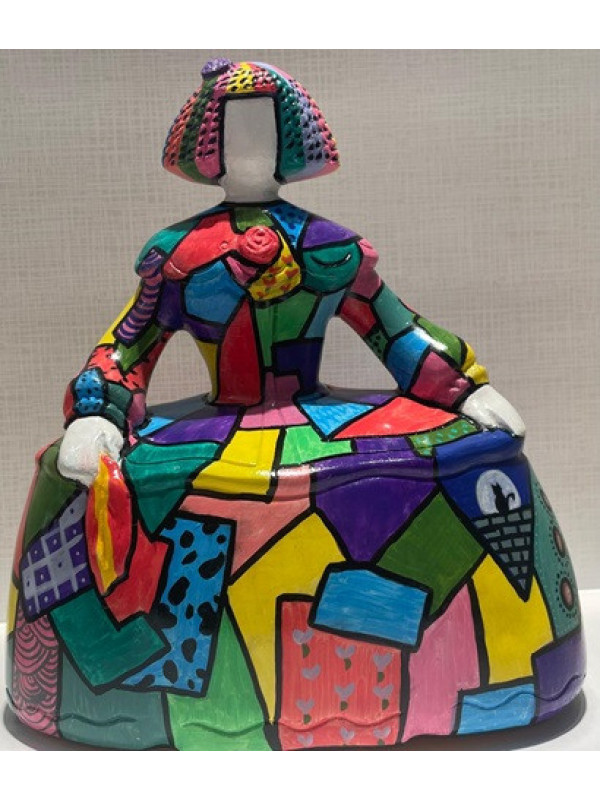 Figura Menina España hecha en escayola 19cm