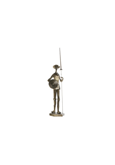 FIGURA DON QUIJOTE HECHO DE RESINA RESINA   16X12X46,  COBRIZO
