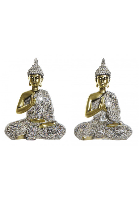 FIGURA RESINA BUDA ENVEJECIDO 21X11,5X28 FIGURA RESINA BUDA ENVEJECIDO 21X11,5X28