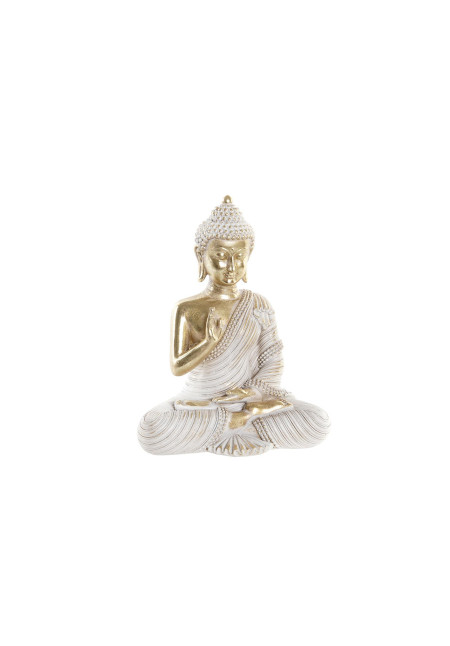 FIGURA RESINA 16X9X20 BUDA DORADO