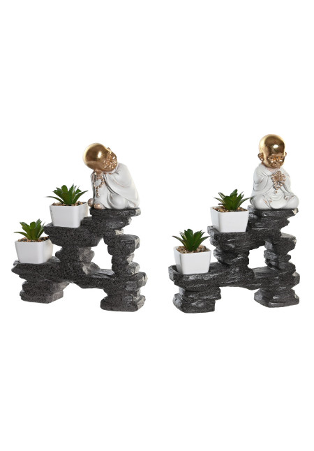 FIGURA RESINA 21X7,5X25 MONJE 2 SURT.