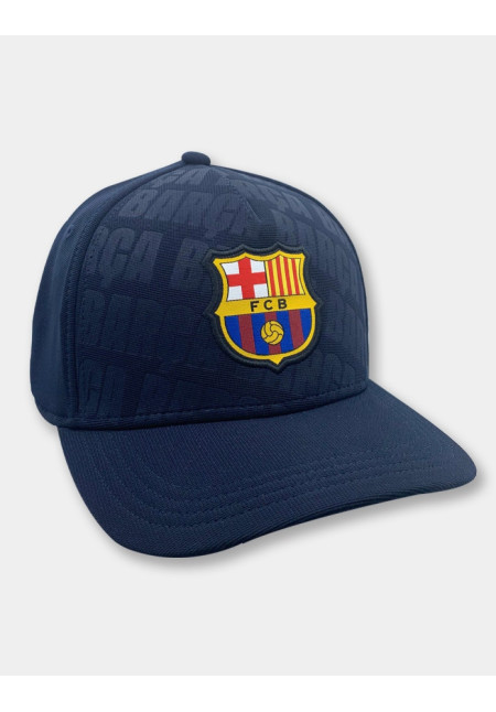 Gorra FC Barcelona con el escudo del club en relieve