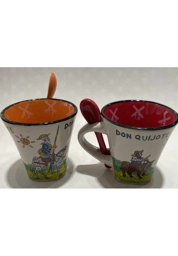 Taza con cuchara, Don Quijote 