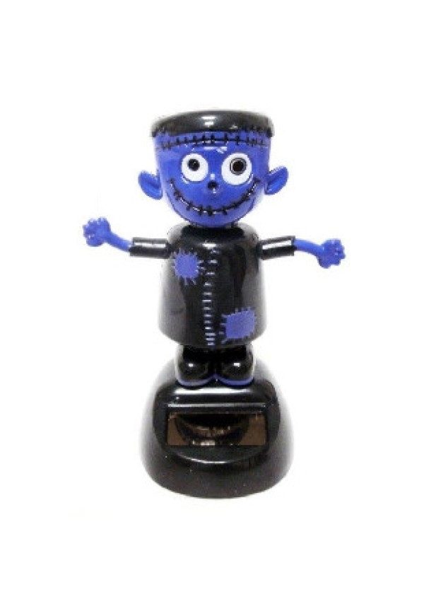 MUÑECO SOLAR MONSTRUO AZUL   