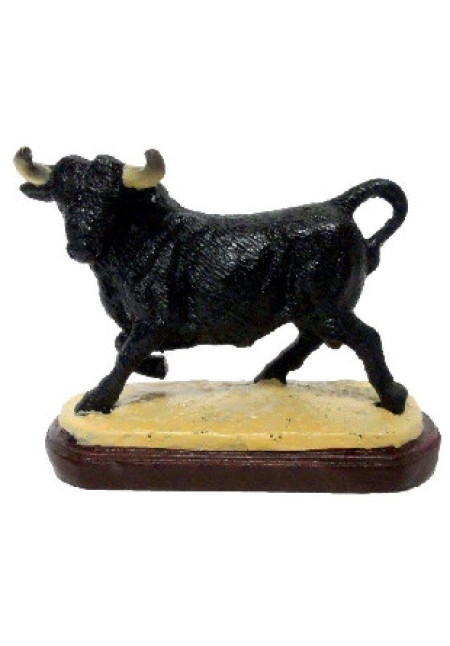 Figura de Toro en resina 9x11cm