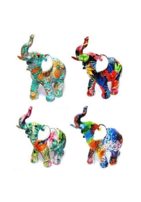 Figura Elefante en Resina 13x12cm 